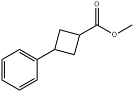 METHYL 3-PHENYLCYCLOBUTANECARBOXYLATE 结构式