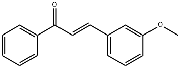 (2E)-3-(3-methoxyphenyl)-1-phenylprop-2-en-1-one 结构式