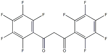 1,3-bis(2,3,4,5,6-pentafluorophenyl)propane-1,3-dione 结构式