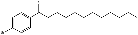 1-(4-BROMOPHENYL)DODECAN-1-ONE 结构式