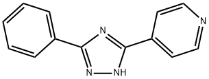 3-(pyrid-4-yl)-5-phenyl-1,2,4-triazole 结构式