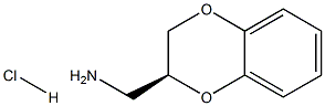 (S)-(2,3-DIHYDROBENZO[B][1,4]DIOXIN-2-YL)METHANAMINE HCL 结构式