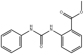 Benzoic acid,2-[[(phenylamino)carbonyl]amino]-, methyl ester 结构式