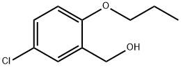 (5-氯-2-丙氧基苯基)甲醇 结构式