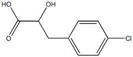 2-羟基-3-(4-氯苯基)丙酸 结构式