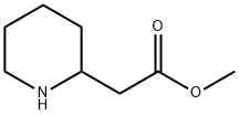 2-(哌啶-2-基)乙酸甲酯 结构式