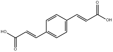 (2E,2'E)-3,3'-(1,4-亚苯基)双[2-丙烯酸 结构式