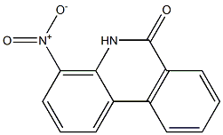 6(5H)-Phenanthridinone,4-nitro- 结构式