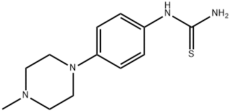 1-(4-(4-甲基哌嗪-1-基)苯基)硫脲 结构式