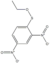 Benzenesulfenic acid,2,4-dinitro-, ethyl ester 结构式