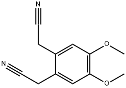 4,5-Dimethoxy-1,2-benzenediacetonitrile 结构式
