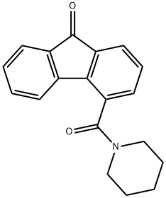 4-(哌啶-1-羰基)-9H-芴-9-酮 结构式