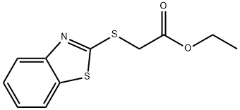 ethyl 2-(benzo[d]thiazol-2-ylthio)acetate 结构式