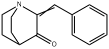 (Z)-2-苯亚甲基奎宁环-3-酮 结构式