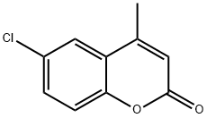 6-氯-4-甲基香豆素 结构式