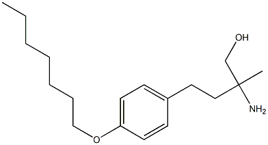 Benzenebutanol, b-amino-4-(heptyloxy)-b-methyl- 结构式