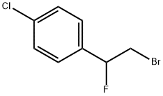 1-(2-溴-1-氟乙基)-4-氯苯 结构式