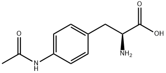 4-乙酰氨基-L-苯丙氨酸 结构式