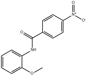 N-(2-methoxyphenyl)-4-nitrobenzamide 结构式