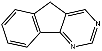 5H-indeno[1,2-d]pyrimidine 结构式