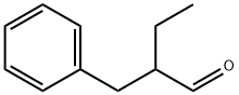 Benzenepropanal, a-ethyl- 结构式