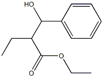 2-[羟基(苯基)甲基]丁酸乙酯 结构式