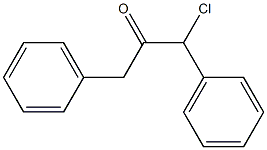 2-Propanone,1-chloro-1,3-diphenyl- 结构式