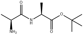 (S)-2-(S)-2-氨基丙酰胺)丙酸叔丁酯 结构式