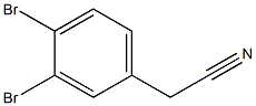 2-(3,4-Dibromophenyl)acetonitrile 结构式