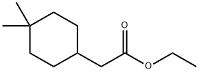 (4,4-二甲基-环己基)-乙酸乙酯 结构式