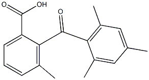 Benzoic acid,3-methyl-2-(2,4,6-trimethylbenzoyl)- 结构式