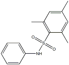 Benzenesulfonamide,2,4,6-trimethyl-N-phenyl- 结构式