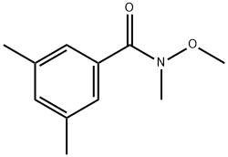 N-methoxy-N,3,5-trimethylbenzamide 结构式