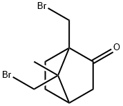 1,7-Bis-bromomethyl-7-methyl-bicyclo[2.2.1]heptan-2-one 结构式