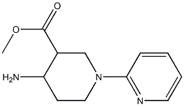 4-Amino-3,4,5,6-tetrahydro-2H-[1,2]bipyridinyl-5-carboxylic acid methyl ester 结构式