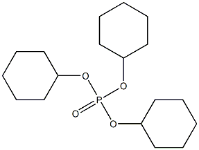 PHOSPHORIC ACID, TRICYCLOHEXYL ESTER 结构式