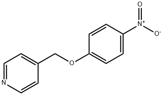 4-((4-硝基苯氧基)甲基)吡啶 结构式