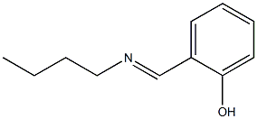 N-亚水杨基-丁胺 结构式