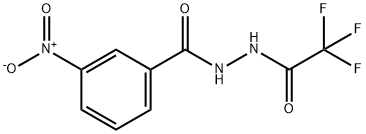 3-nitro-N'-(trifluoroacetyl)benzohydrazide 结构式