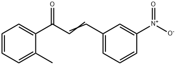 (2E)-1-(2-methylphenyl)-3-(3-nitrophenyl)prop-2-en-1-one 结构式