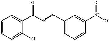 (2E)-1-(2-chlorophenyl)-3-(3-nitrophenyl)prop-2-en-1-one 结构式