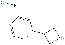 4-(azetidin-3-yl)pyridine:hydrochloride 结构式