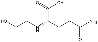 L-Glutamine, N-(2-hydroxyethyl)- 结构式