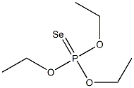 Phosphoroselenoic acid,O,O,O-triethyl ester 结构式
