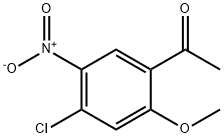 1-(4-Chloro-2-methoxy-5-nitro-phenyl)-ethanone 结构式