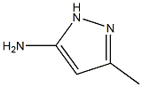 3-甲基-1H-吡唑-5-胺 结构式