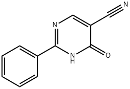 6-氧代-2-苯基-1,6-二氢嘧啶-5-甲腈 结构式