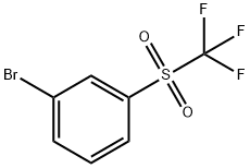 1-溴-3-（（三氟甲基）磺酰基）苯 结构式