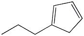 1-PROPYLCYCLOPENTA-1,3-DIENE 结构式