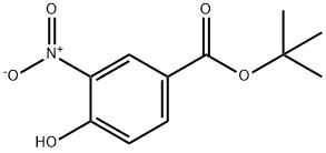 4-羟基-3-硝基苯甲酸叔丁酯 结构式